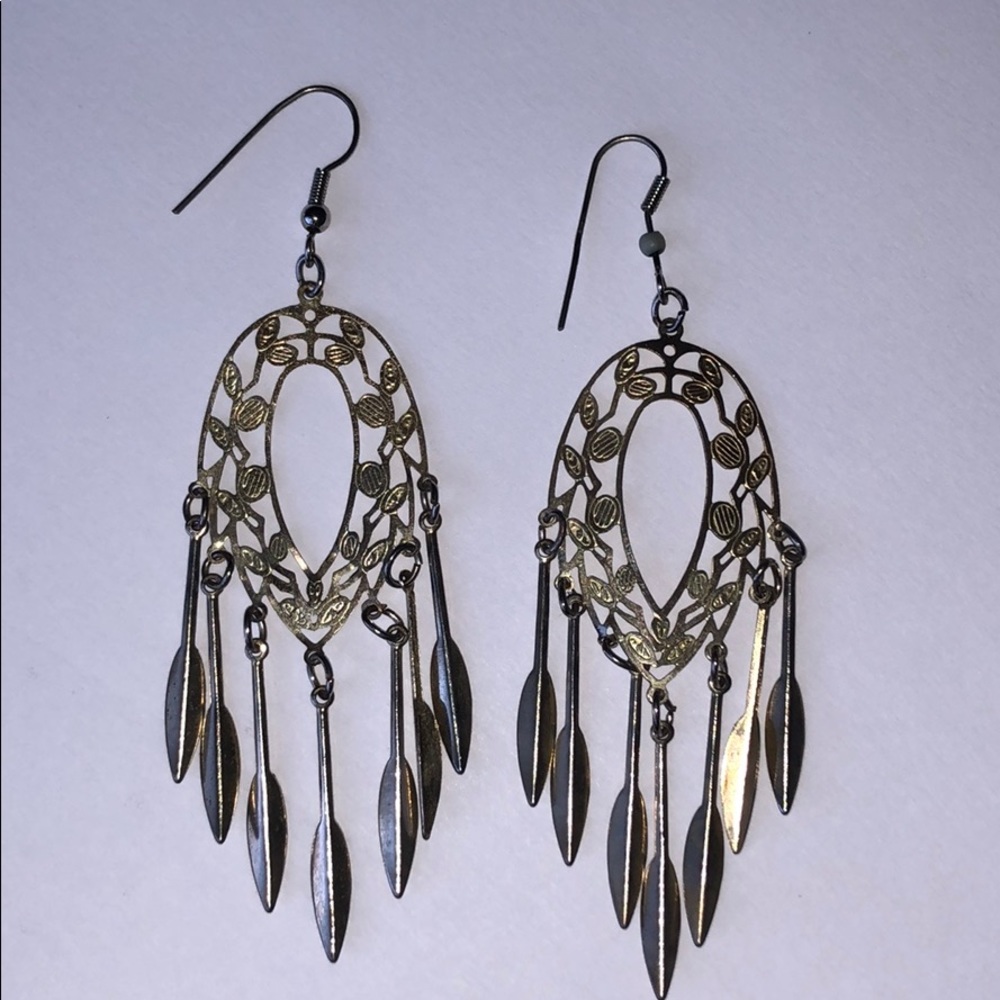 Gold plated earrings